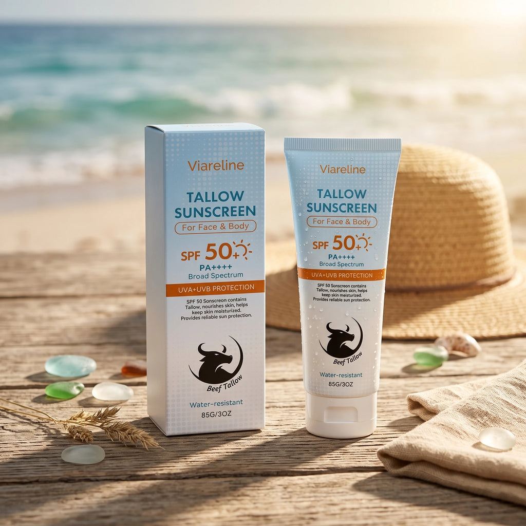 SPF 50 Tallow Sunscreen for Face and Body