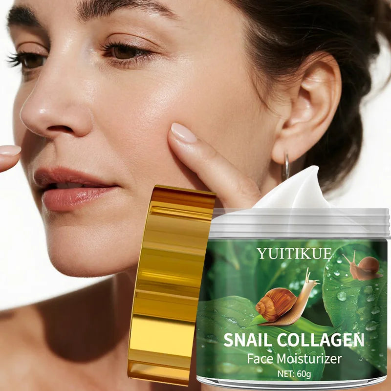 YUITIKUE Snail Mucin Cream 60g Retinol Collagen Face Moisturizer