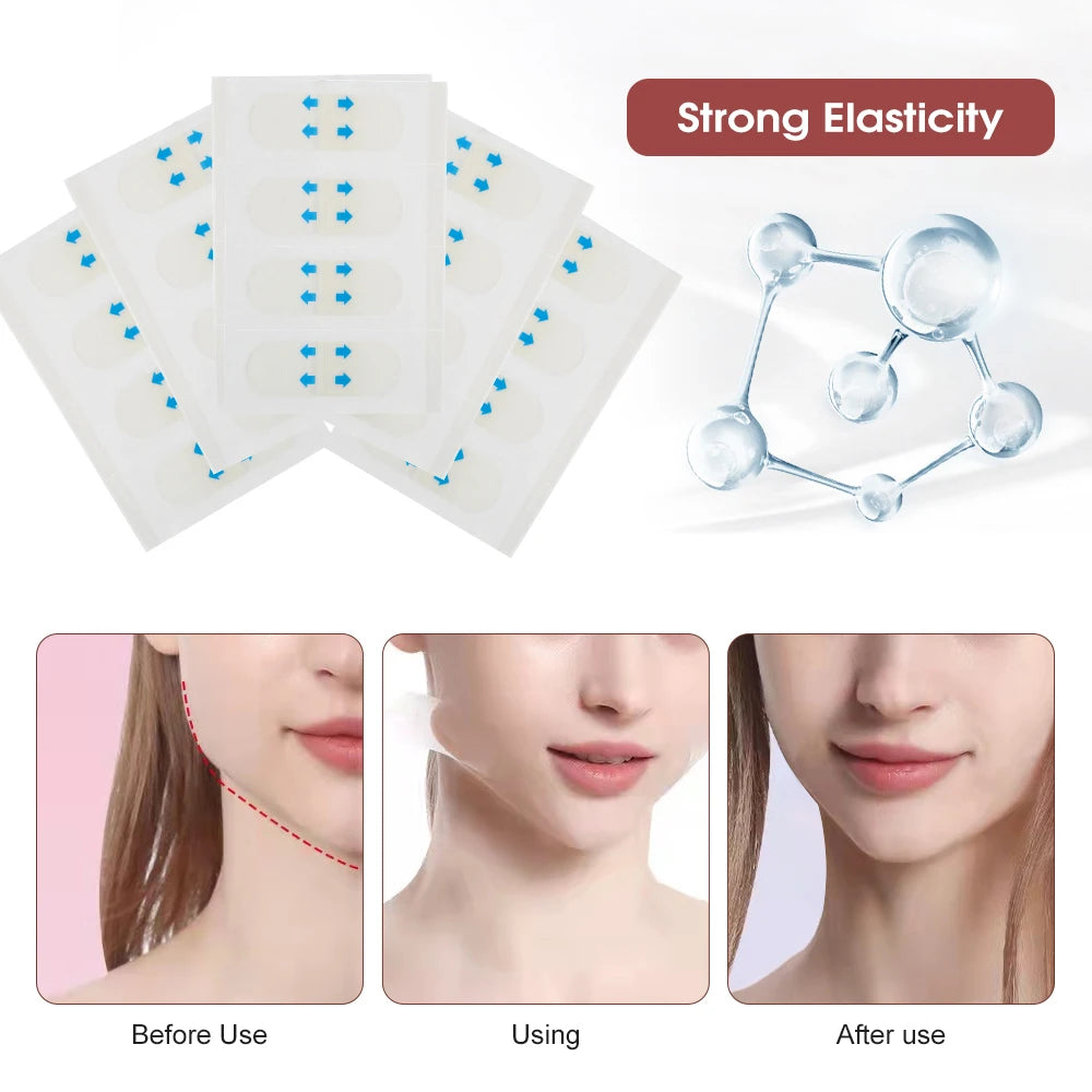 Invisible Face Lifting Patches for Instant V-Shape Skin Tightening