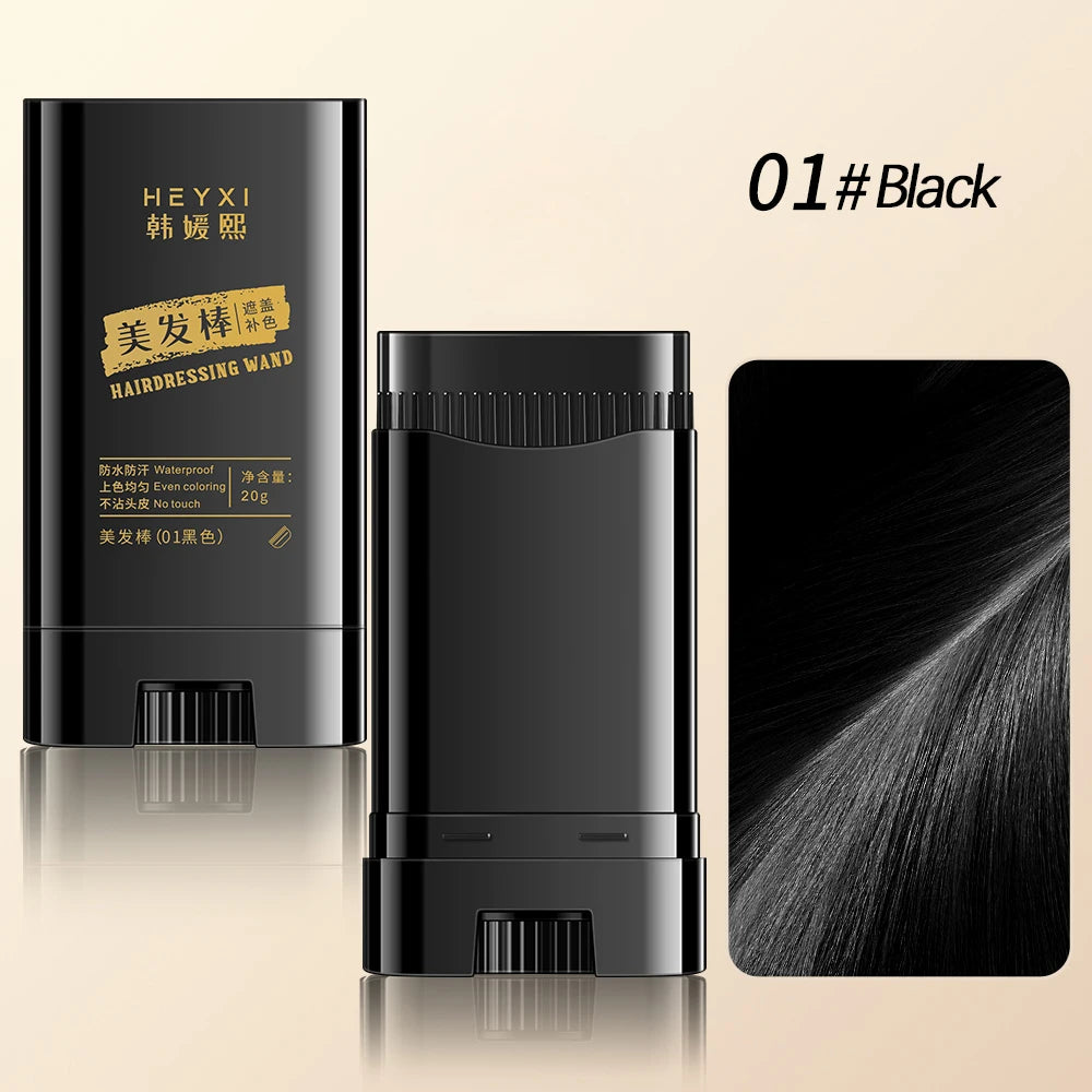 Waterproof Hair Dye Stick for Gray Hair Coverage