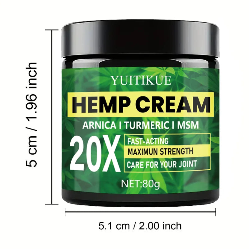 YUITIKUE Arnica Turmeric Joint Cream Fast Acting Muscle Pain Relief 80g