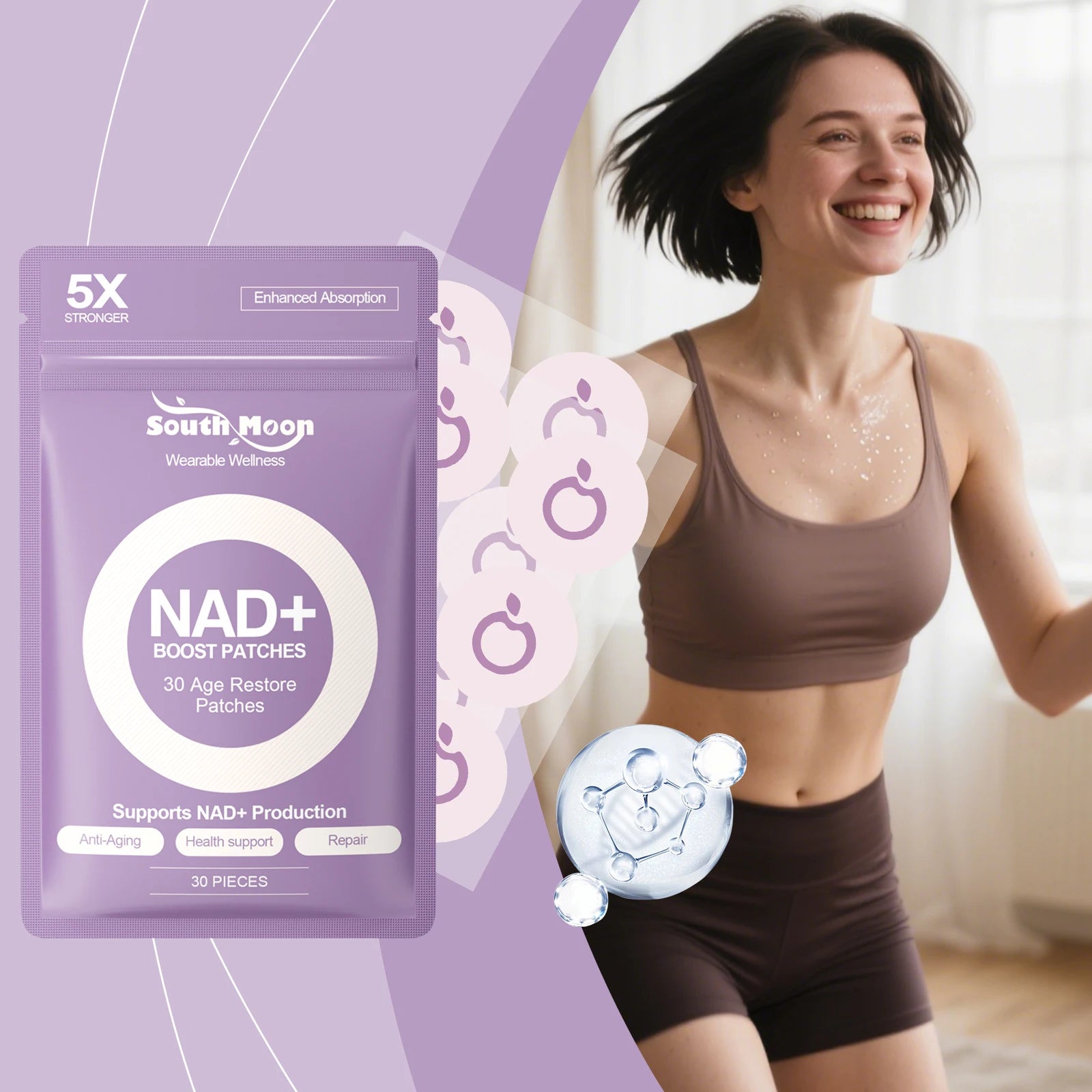 NAD+ Age Restore Wellness Patches - 4