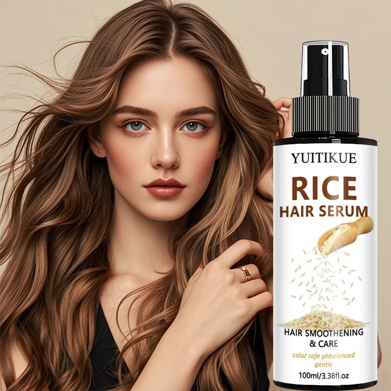 Rice Water Hair Serum Spray 100ml Leave In Conditioner