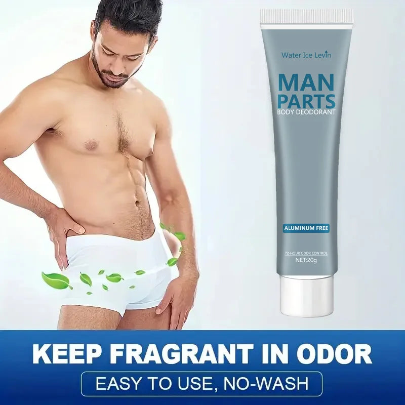 Water Ice Levin Men Body Deodorant Cream for Private Parts Underarms - 4