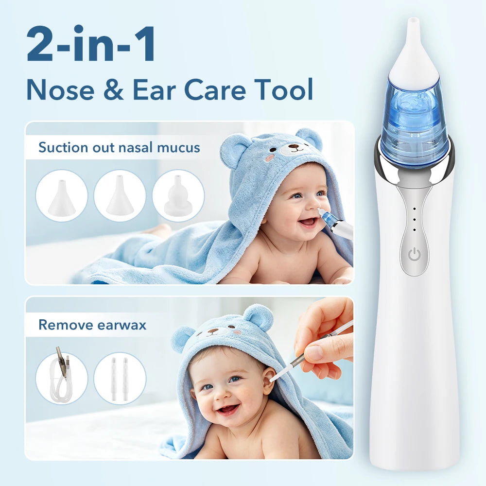 Electric Baby Nasal Aspirator and Ear Wax Removal Kit