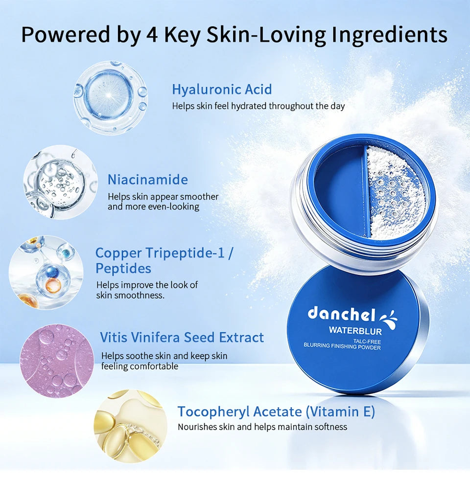 Oil Control Loose Setting Powder for Pore Blurring and Matte Finish - 12