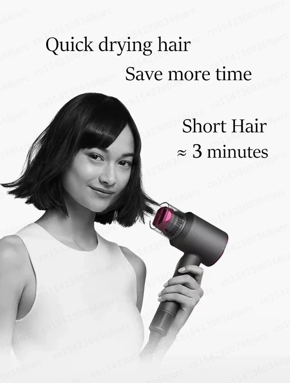 Automatic Swing Nozzle for Dyson Supersonic Hair Dryer Styling Accessory
