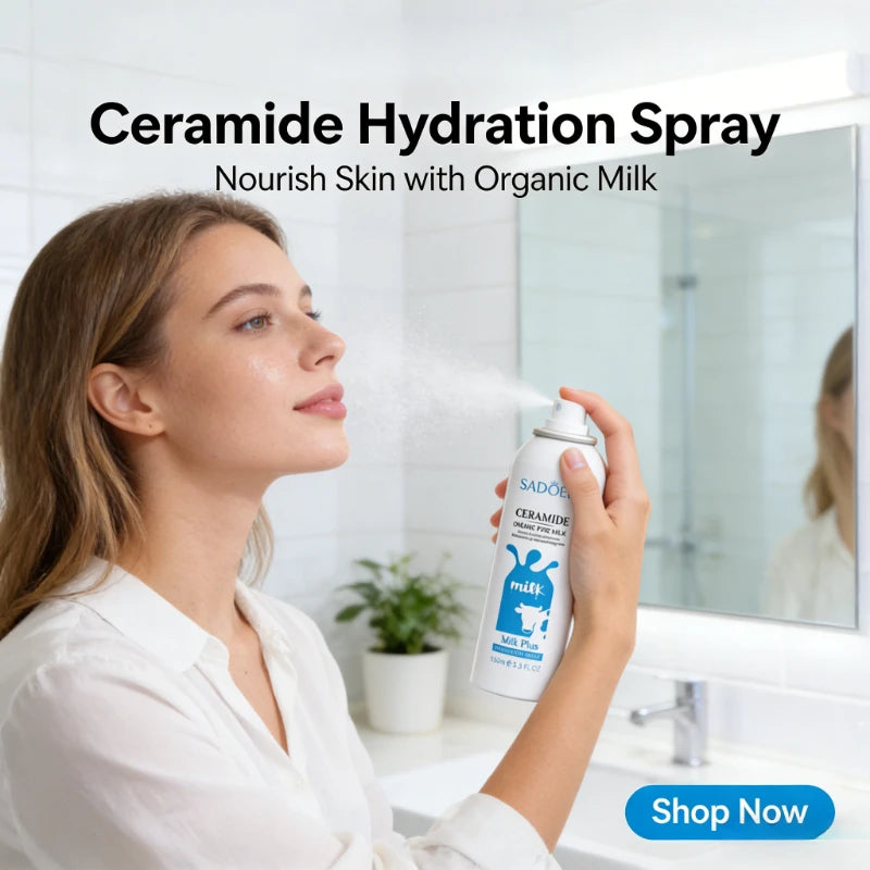SADOER Ceramide Hydrating Spray Facial Toner and Moisturizing Mist Set - 1
