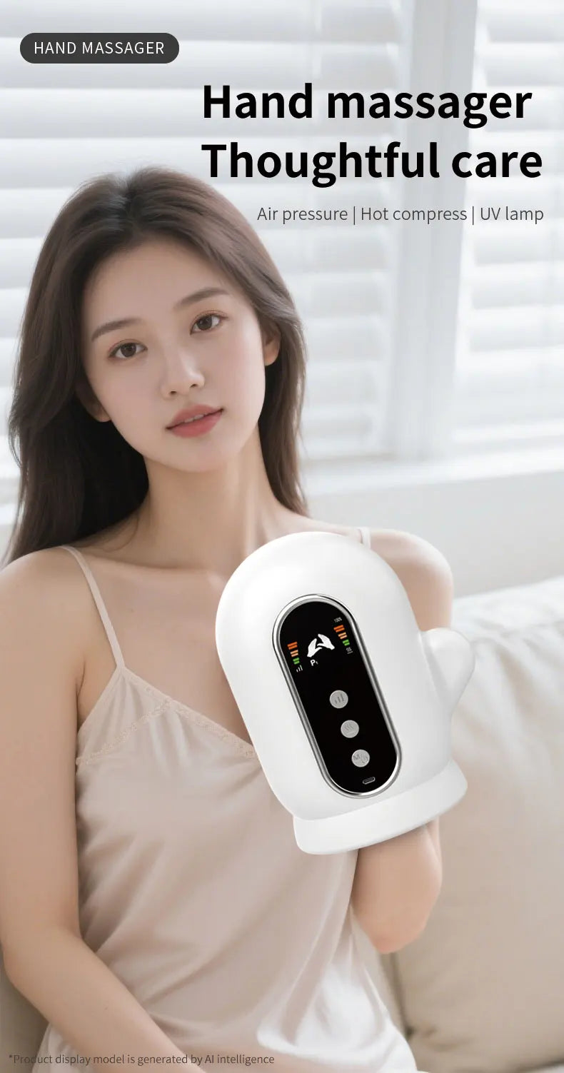 Electric Hand Massager with Heat and Compression - 7