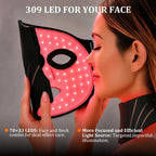 Flexible 7-Color LED Photon Face and Neck Therapy Mask