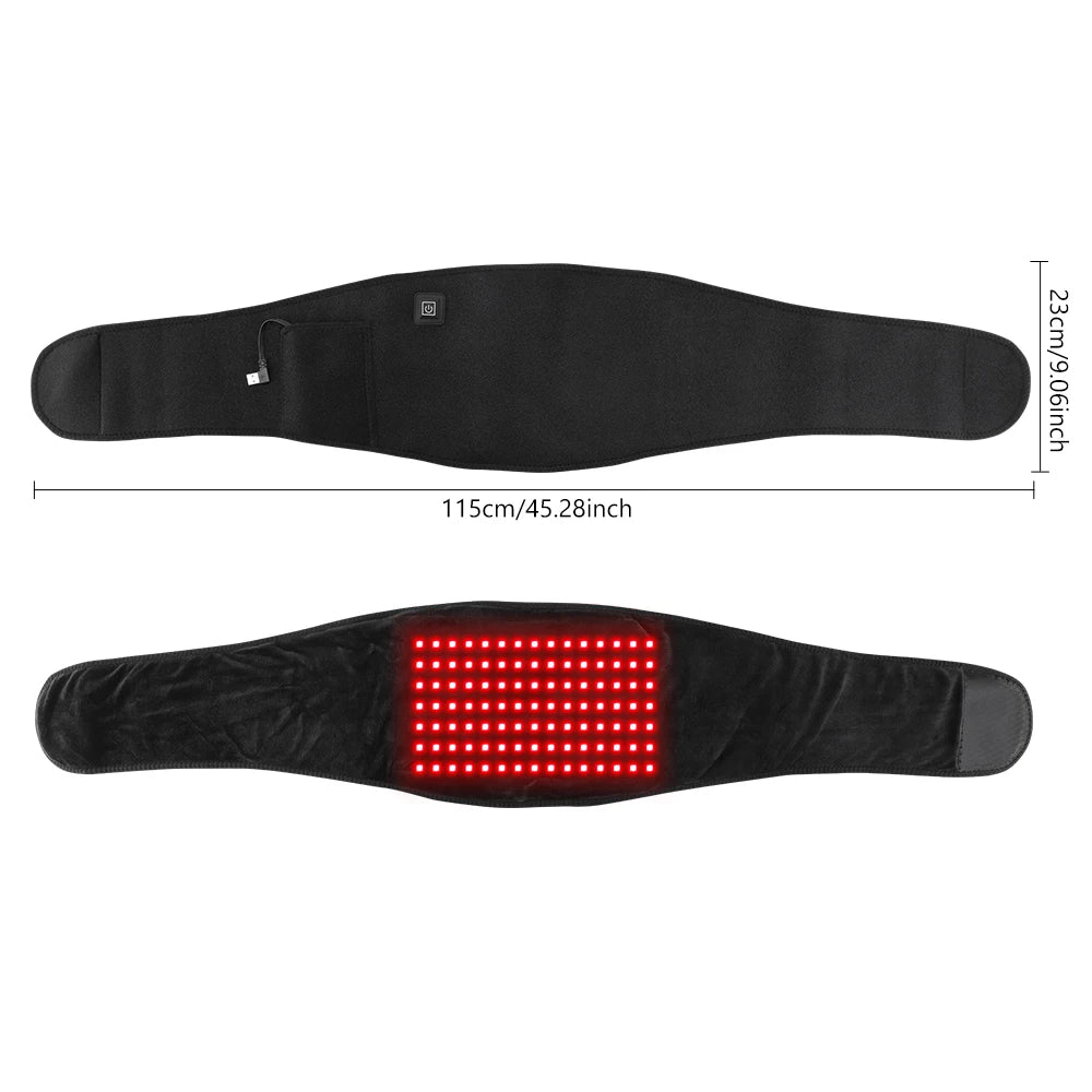 Red Light Therapy Heating Belt for Pain Relief - 16