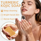 Turmeric Kojic Acid Soap Brightening Face and Body Cleansing Bar 100g