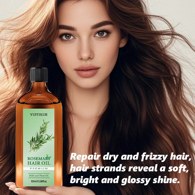 Rosemary Hair Oil 100ml Plant Based Nourishing Scalp Conditioner - 4