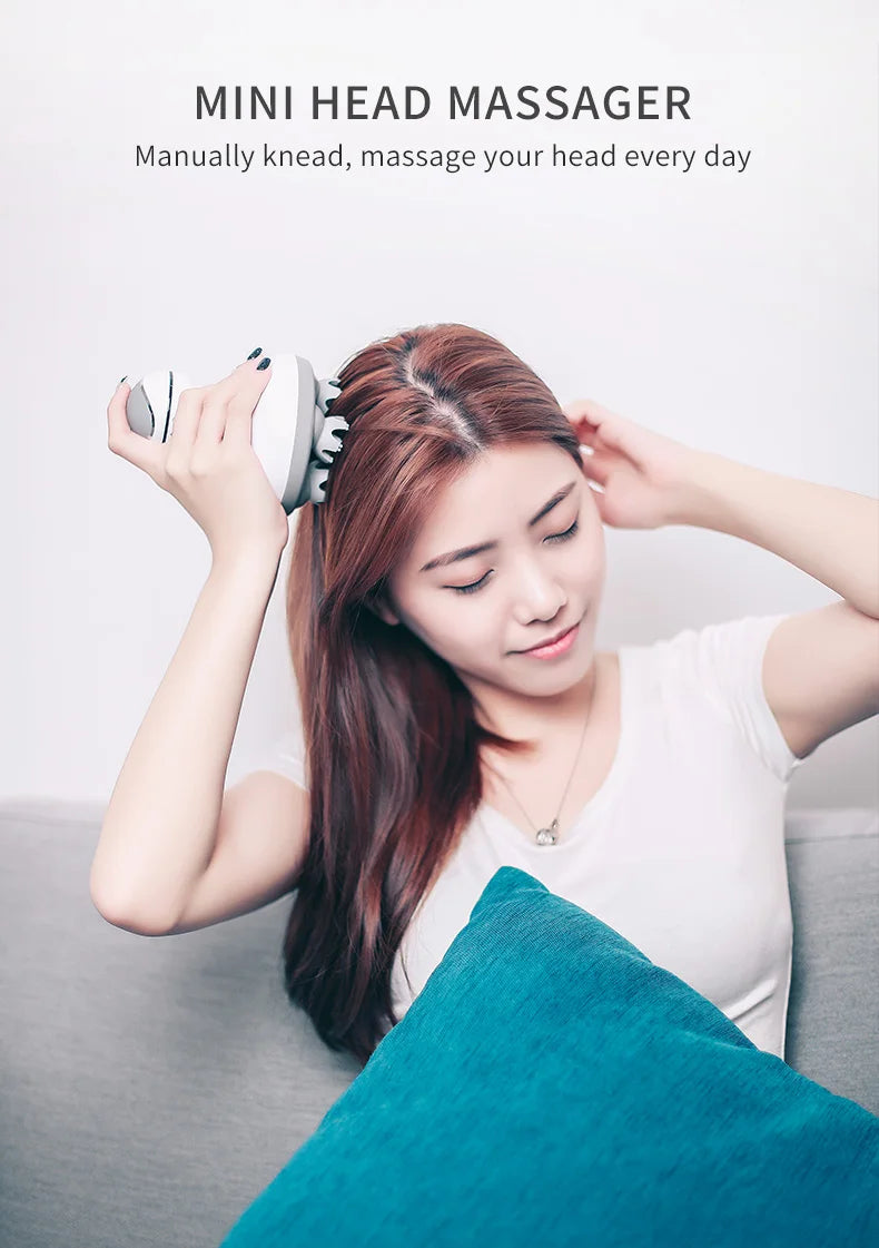 Electric Cordless Scalp Massager for Stress Relief and Hair Growth - 7