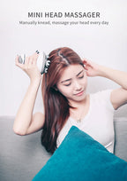 Electric Cordless Scalp Massager for Stress Relief and Hair Growth
