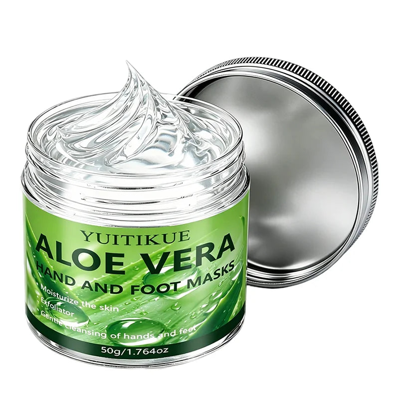 YUITIKUE Aloe Vera Hand and Foot Mask Deep Hydrating Exfoliating Cream