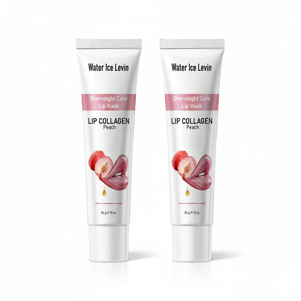 Peach Collagen Lip Mask Hydrating Overnight Lip Care Treatment - 9