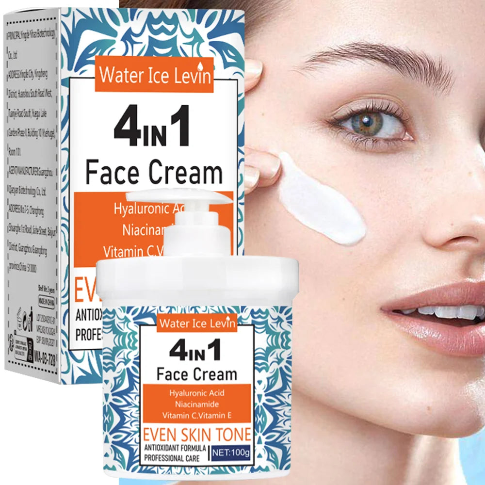 4-in-1 Facial Moisturizer Cream with Hyaluronic Acid and Niacinamide