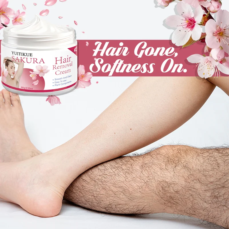 Sakura Plant-Based Hair Removal Cream 60g - 6