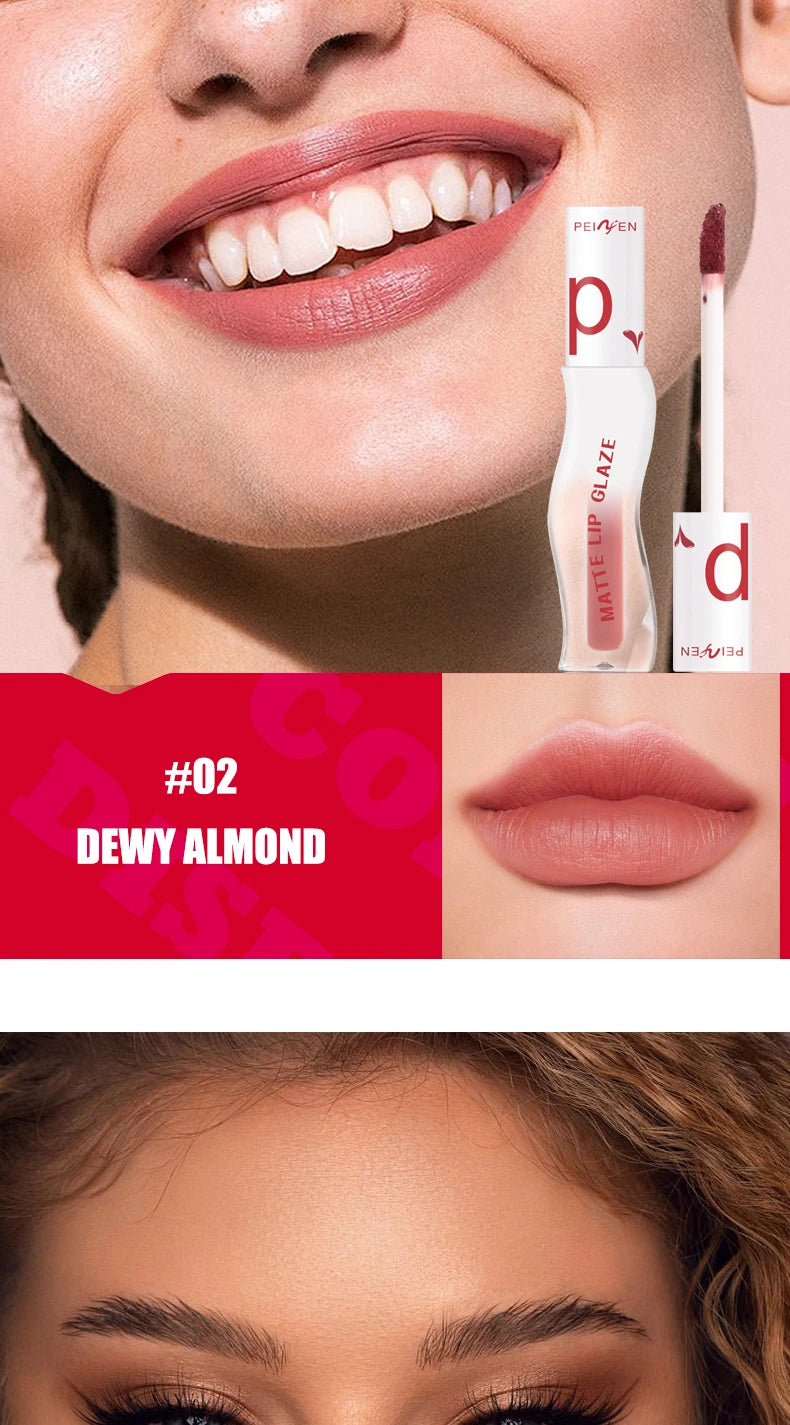 Long Lasting Matte Lipstick Waterproof Non Stick Lip Glaze - 13