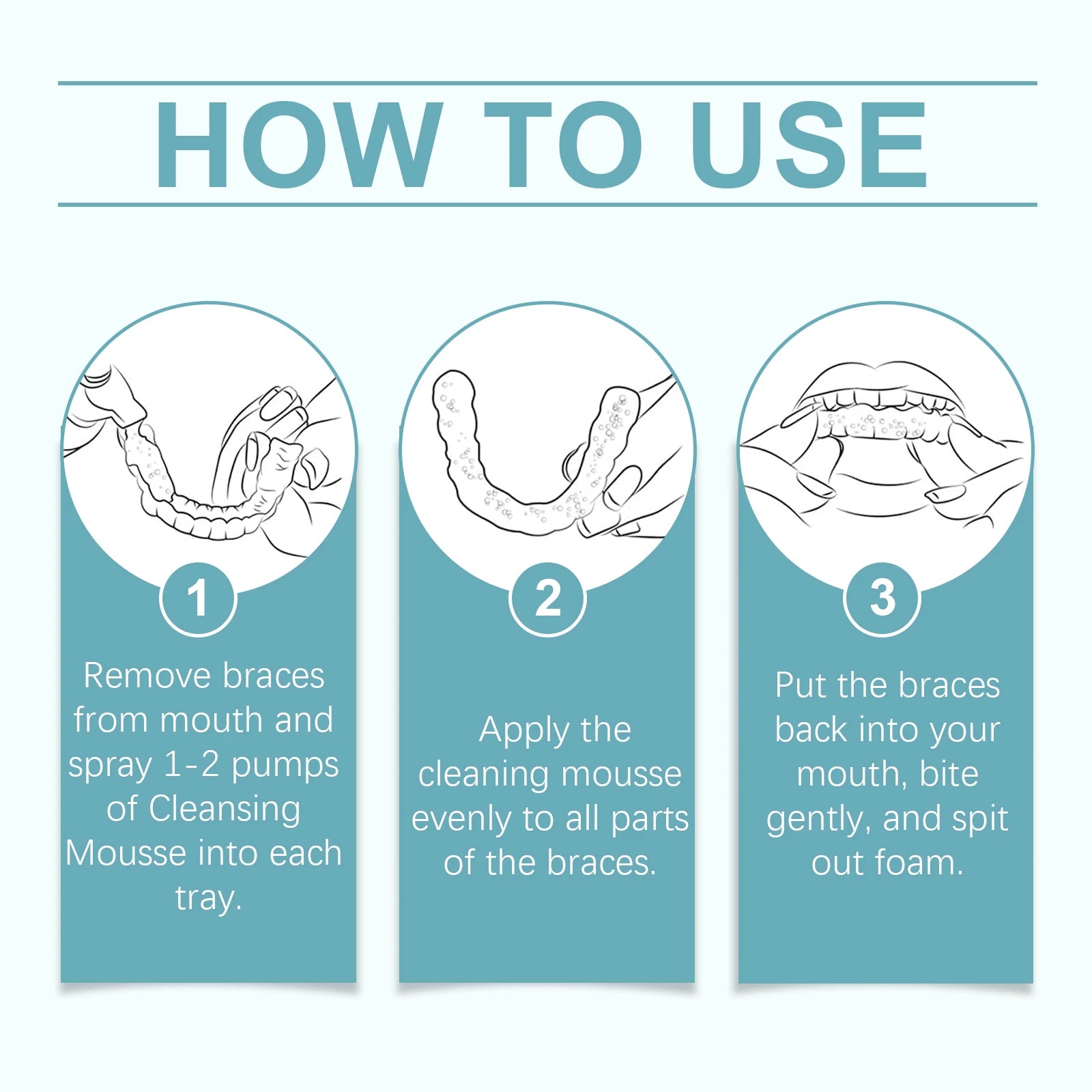Foaming Aligner and Retainer Cleaner for Fresh Breath - 12