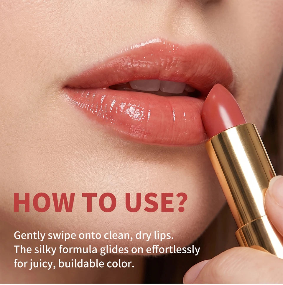 3-in-1 Tinted Hydrating Lip Oil Stick for Glossy Plump Lips - 16