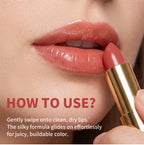 3-in-1 Tinted Hydrating Lip Oil Stick for Glossy Plump Lips