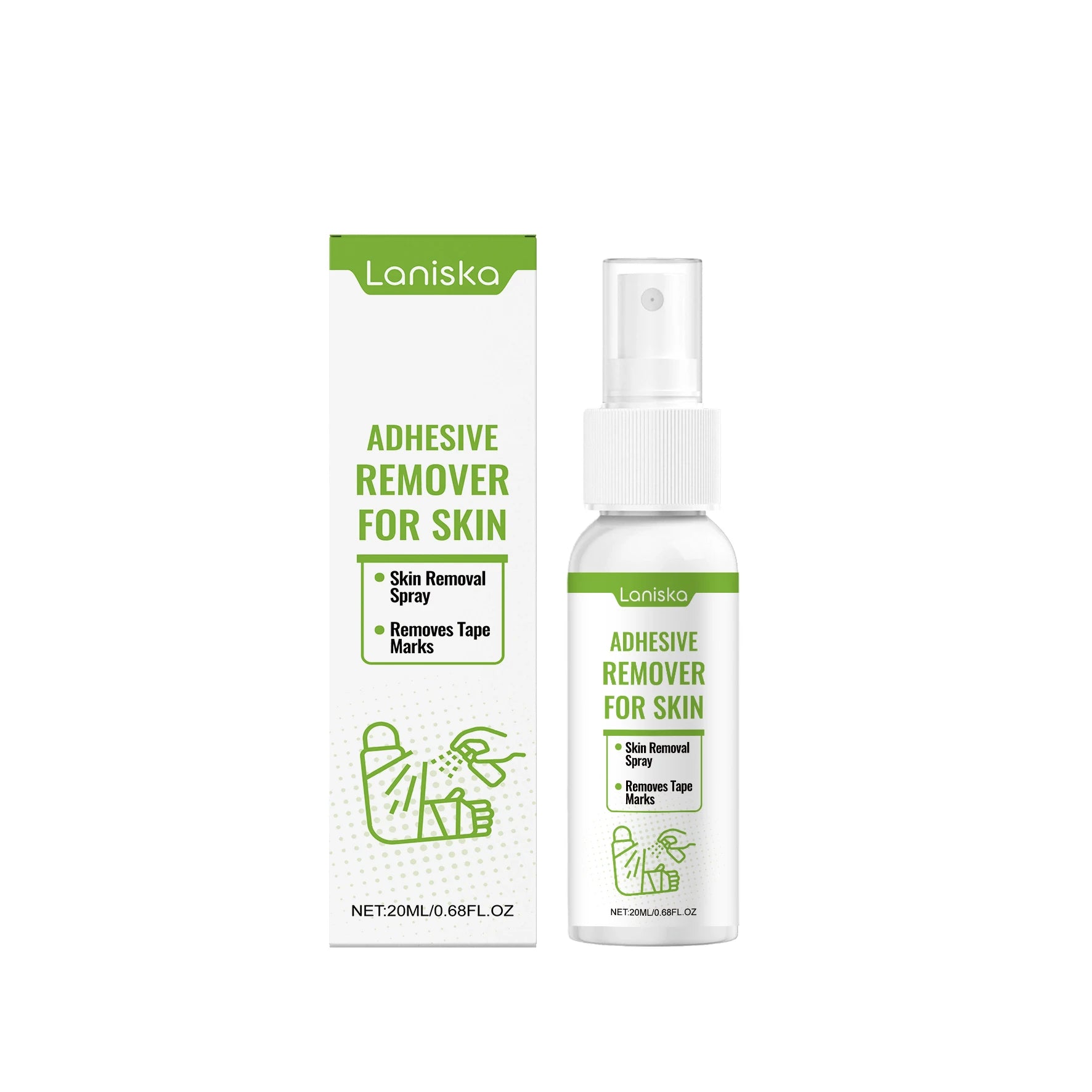 Gentle Adhesive Remover Spray for Skin Tape and Bandage Residue - 17
