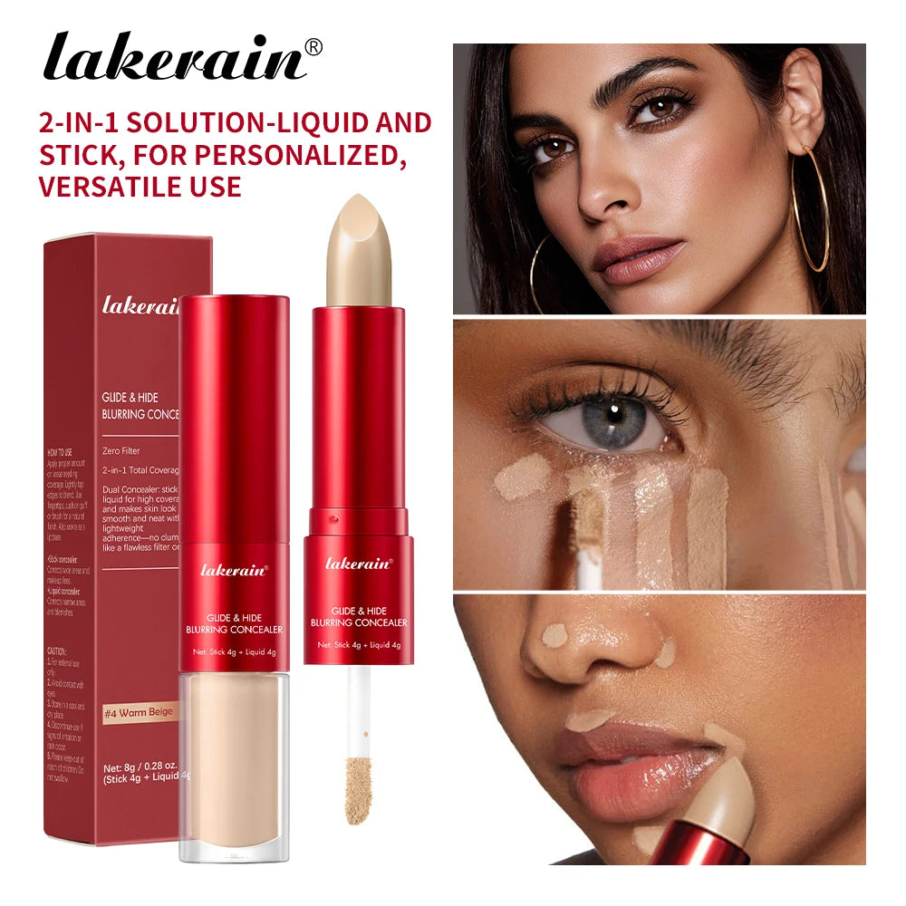 2-in-1 Blurring Concealer and Stick for Flawless Coverage - 1