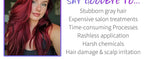 400ml 3 in 1 Hair Color Dye Shampoo for Gray Coverage