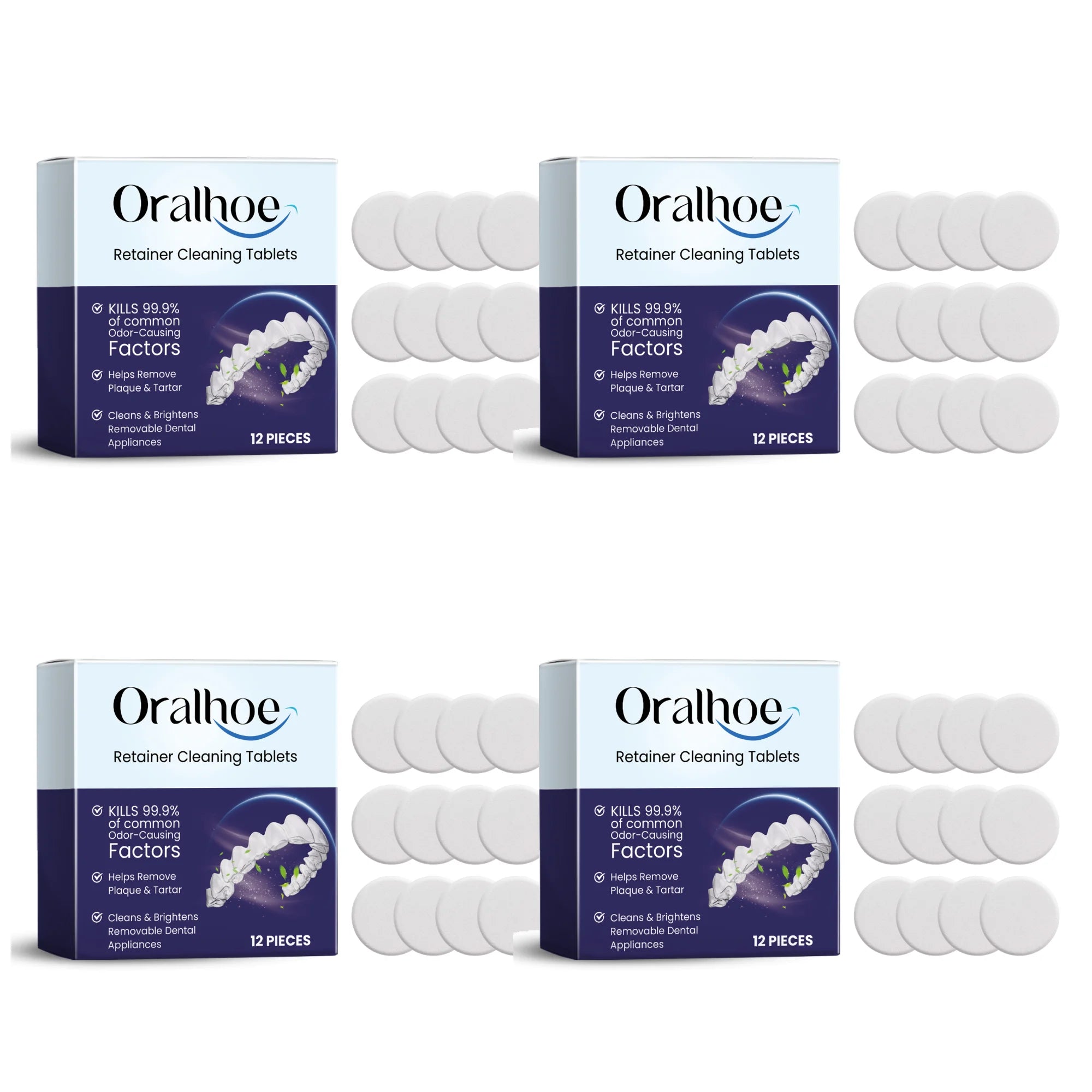 Effervescent Denture and Retainer Cleaning Tablets - 16