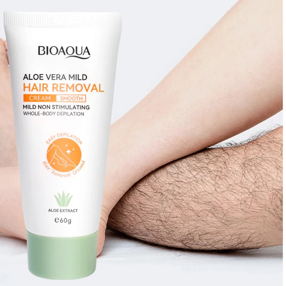 Gentle Aloe Vera Hair Removal Cream for Full Body