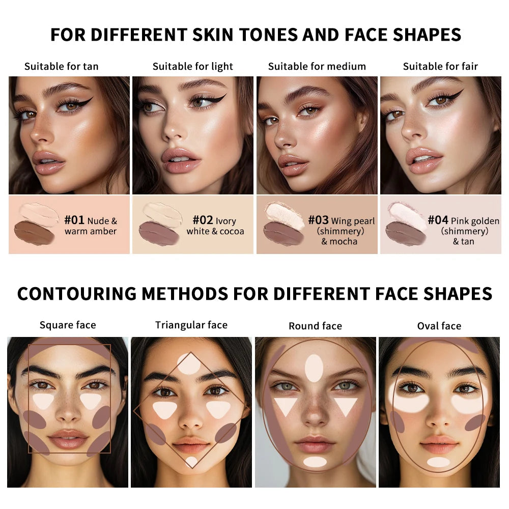 Dual-Ended Cream Contour and Highlighter Stick