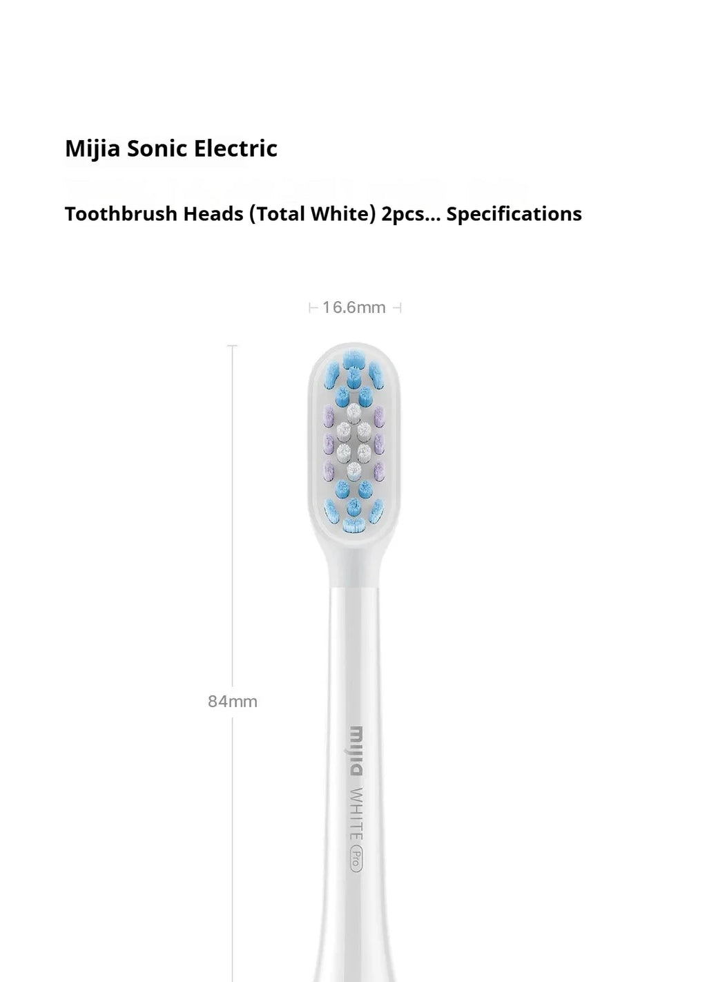 Mijia T501 T501C Electric Toothbrush Replacement Heads Pack