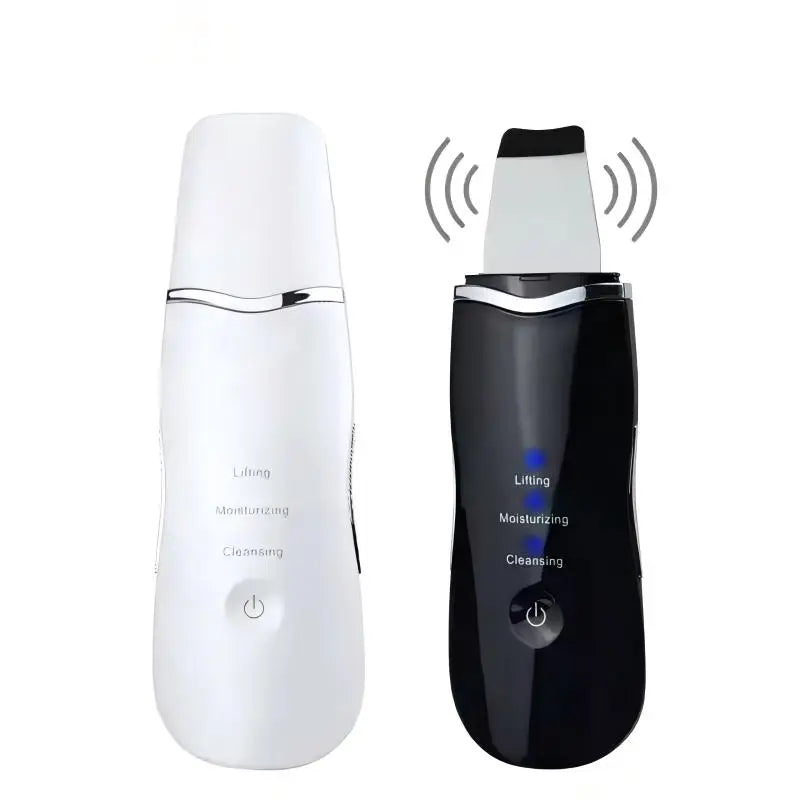 Ultrasonic Facial Skin Scrubber and Deep Pore Cleansing Spatula - 1