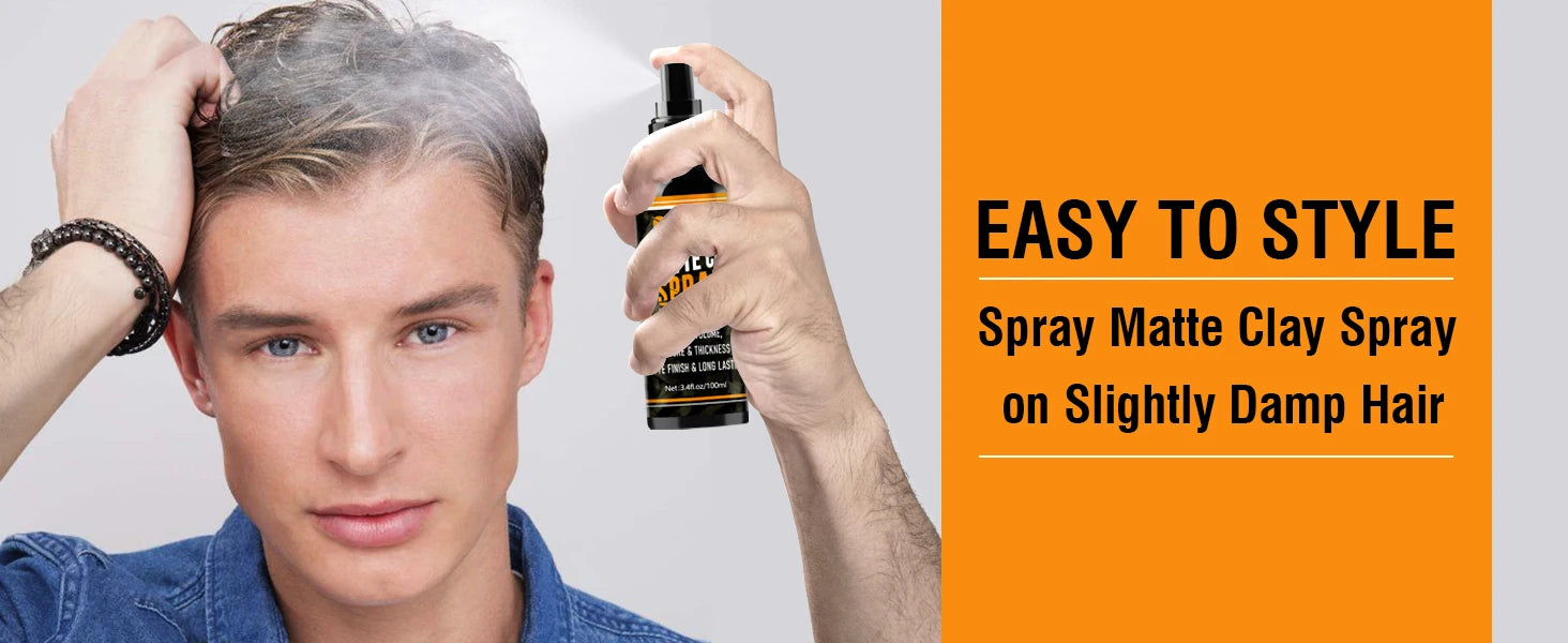 Goiple Matte Clay Hair Spray for Men Texturizing Volume Styling Mist - 8