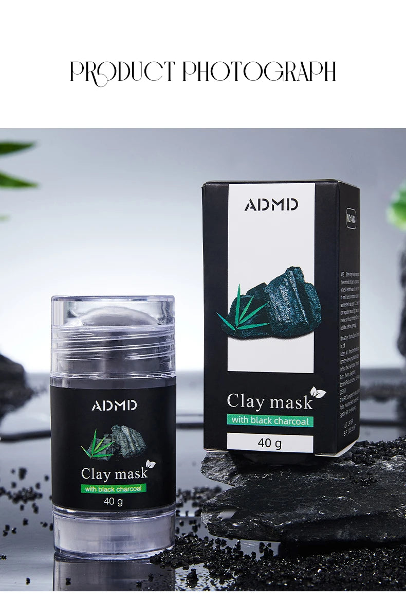 ADMID Bamboo Charcoal Mud Mask Stick Deep Cleansing Facial Treatment - 16