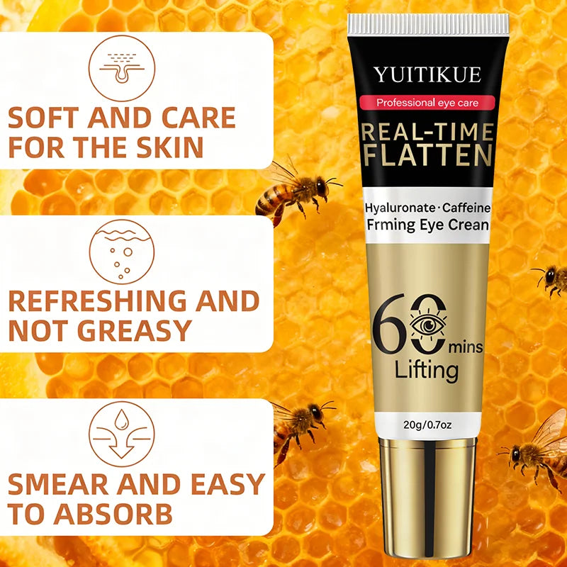 YUITIKUE 60 Min Eye Lift Cream Caffeine Dark Circle Firming Treatment