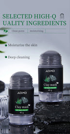 ADMID Bamboo Charcoal Mud Mask Stick Deep Cleansing Facial Treatment