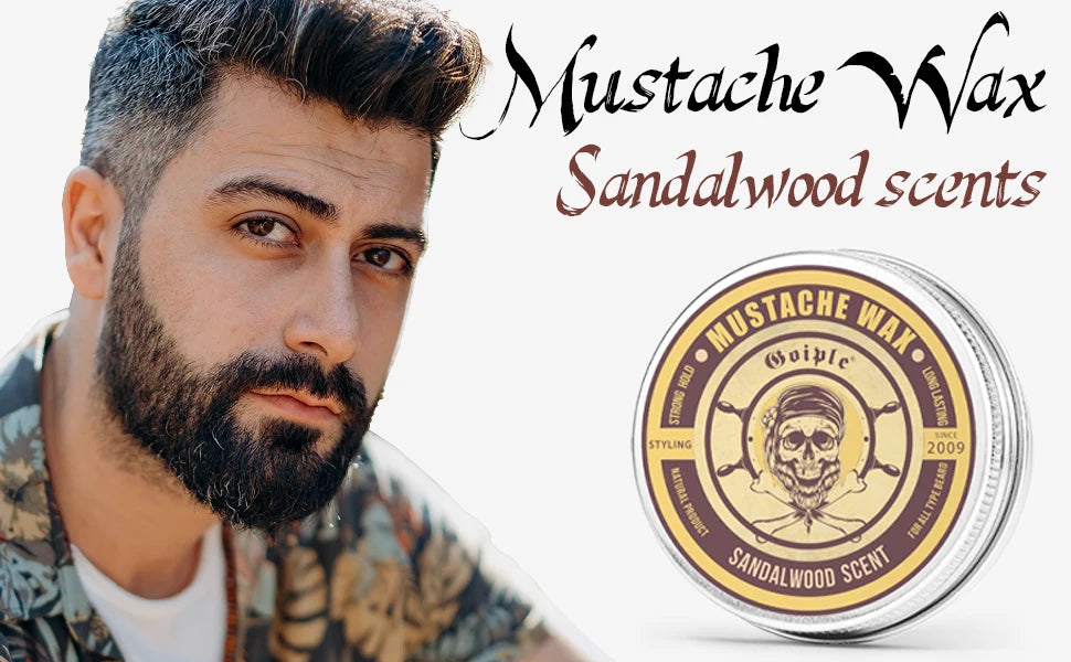 Goiple Sandalwood Beard Balm Wax Styling and Grooming Conditioner - 5