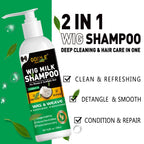 Goiple Coconut Oil Wig Milk Shampoo Hair Care and Repair Cleanser