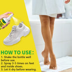 Shoe Cleaner Kit Sneaker Foam and Foot Shoe Deodorizer Spray Set