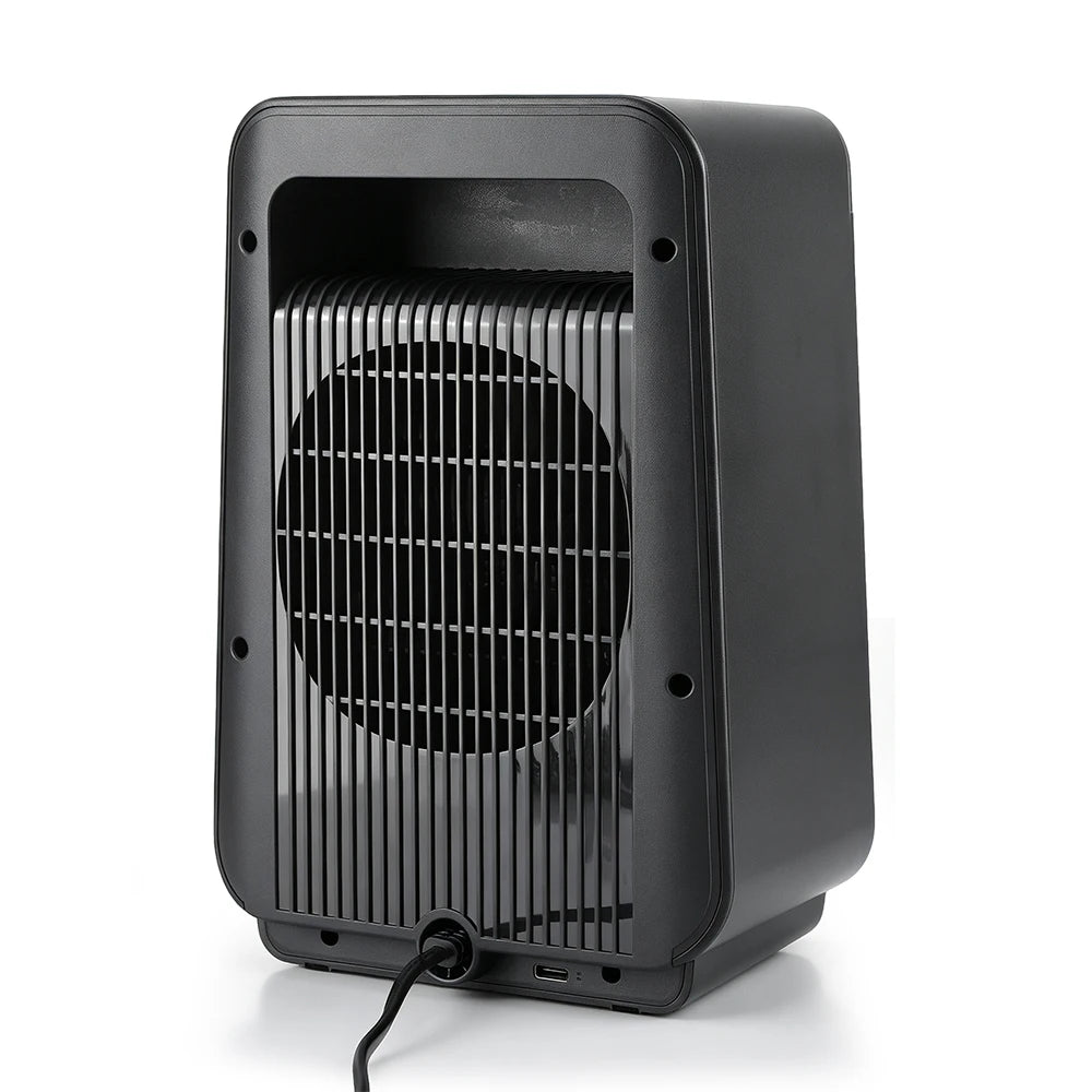 Portable Electric Space Heater with Flame Effect
