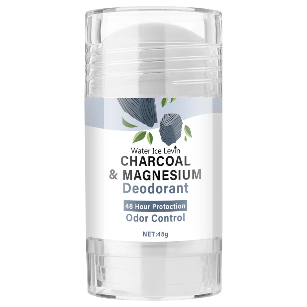 Water Ice Levin Charcoal Magnesium Deodorant Cream for Odor Control 45g