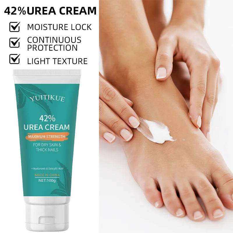 YUITIKUE 42 Percent Urea Cream Foot Moisturizer for Cracked Heels 100g
