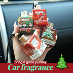 4pc Christmas Car Air Freshener Set Hanging Perfume Diffuser