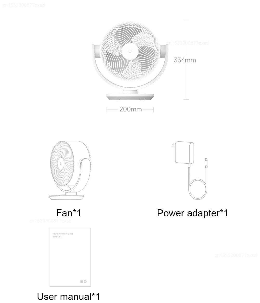 MIJIA DC Inverter Desktop Fan Smart Air Circulator App Controlled - 19
