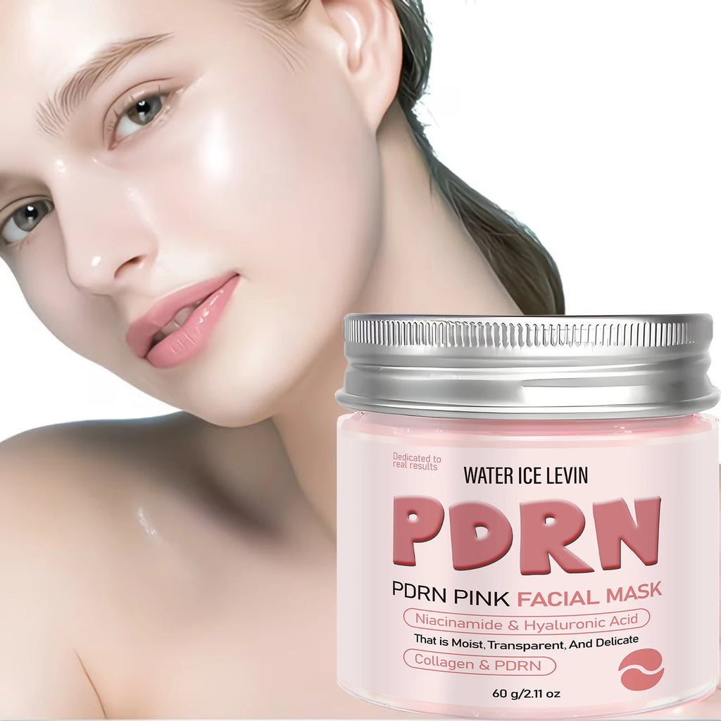 Water Ice Levin PDRN Pink Facial Mask Collagen Hyaluronic Acid Firming