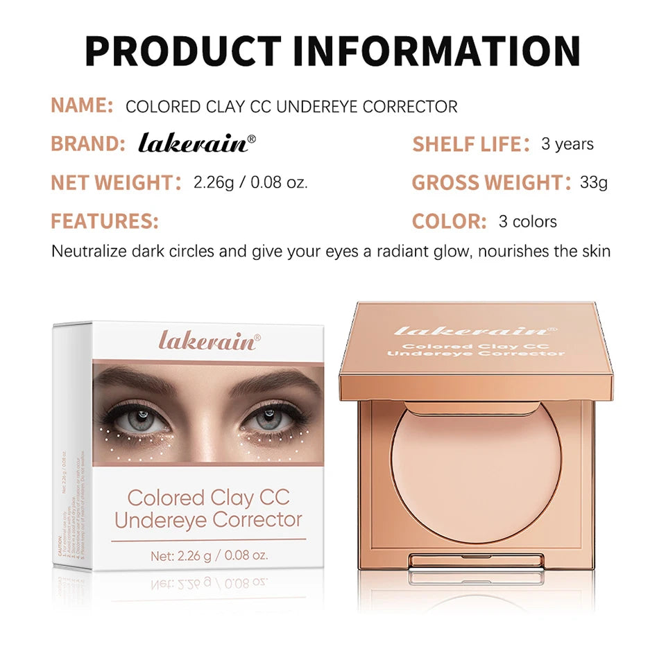 Clay Color-Correcting Under Eye Concealer - 18