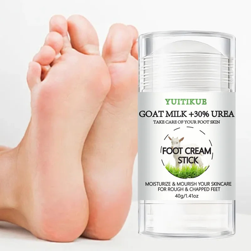YUITIKUE 30% Urea Goat Milk Foot Cream Stick for Dry Cracked Heels 40g - 3